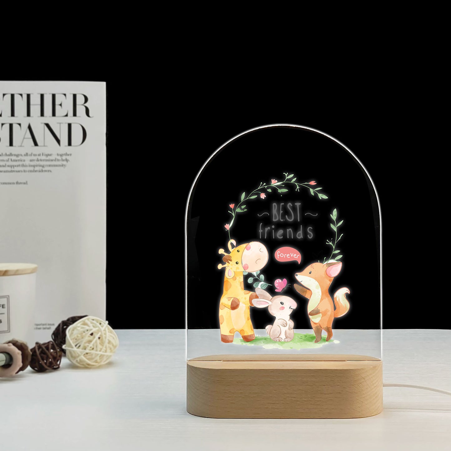 Best Friends Night Light, Animal Night Light